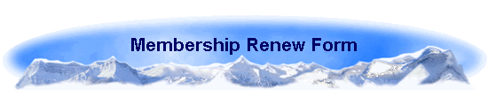 Membership Renew Form